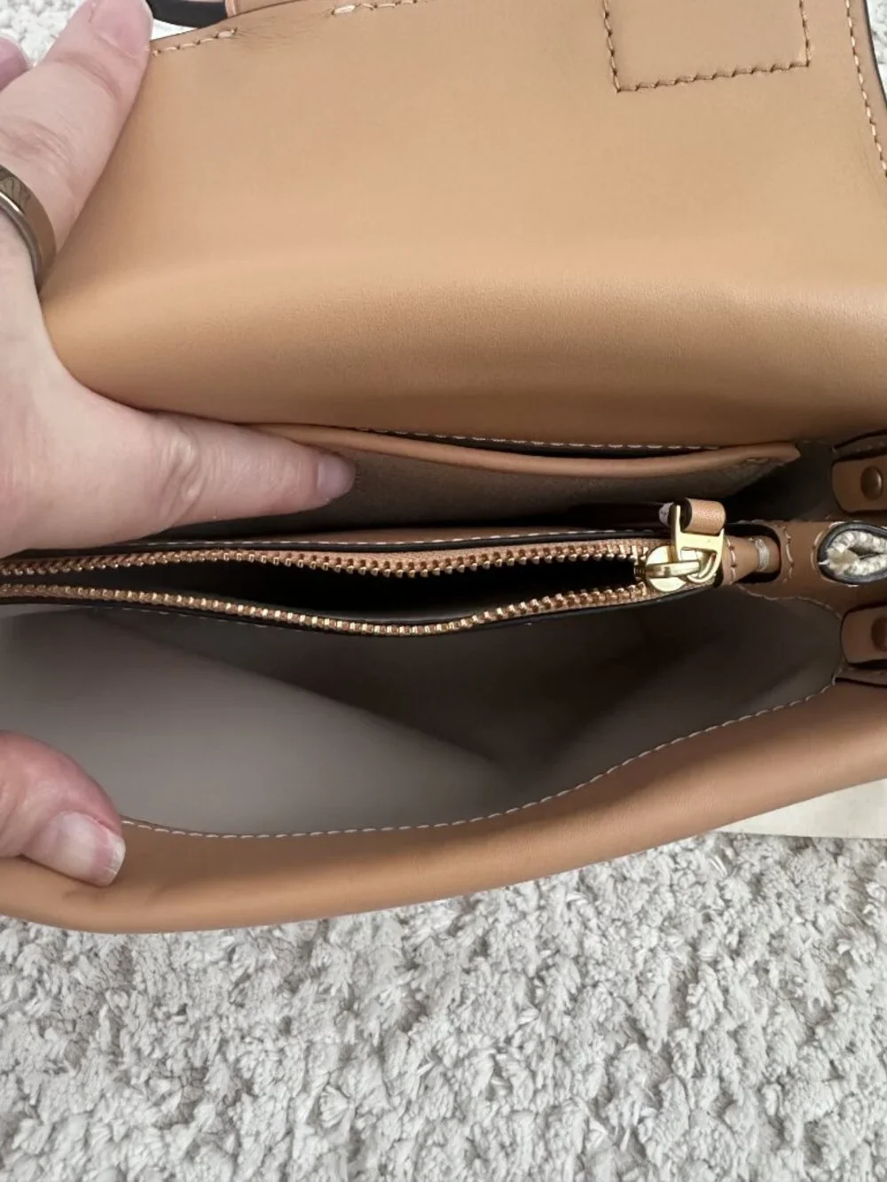 Tory Burch Miller Canvas & Leather crossbody bag